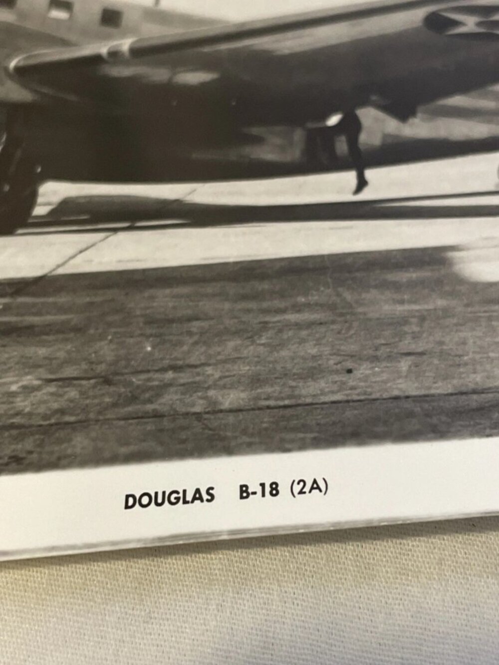 Douglas B-18 Bolo Bomber Plane Vintage Photo WW2 USAAC Military Aviation 4x6 BW - Picture 3 of 7